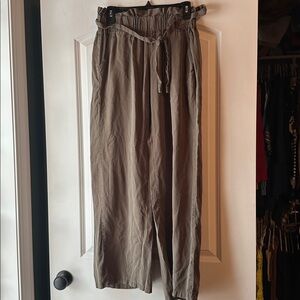 Thread & supply green paper bag pants